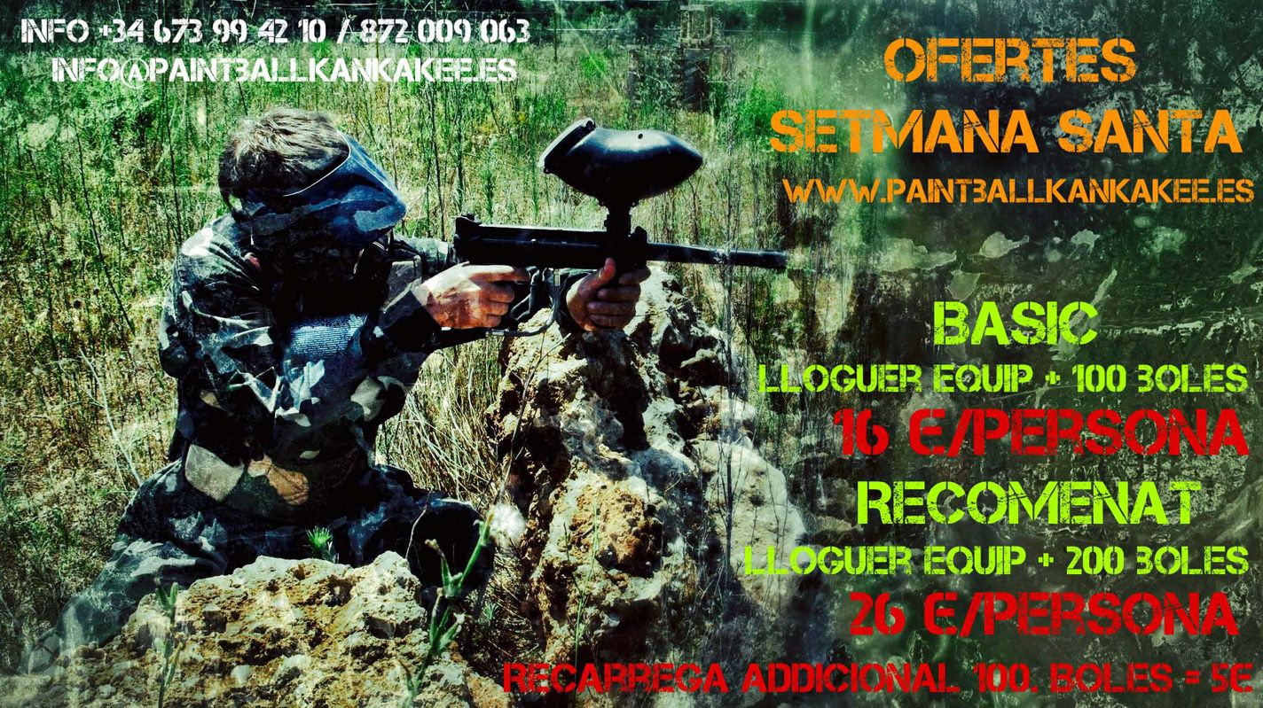 Oferta Paintball Viladamat
